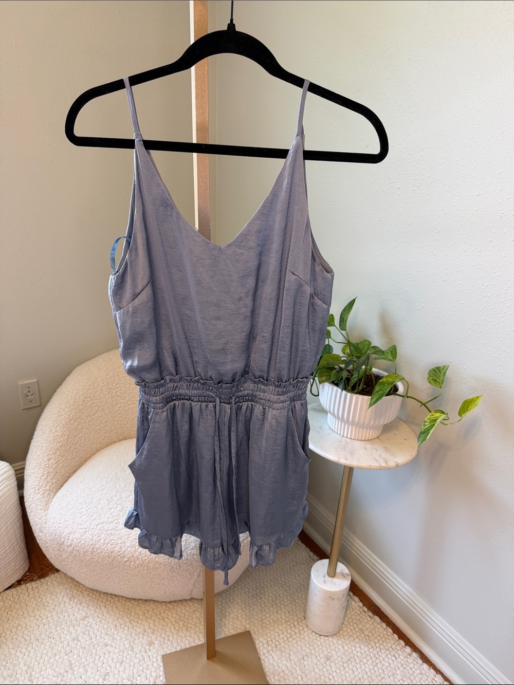 Women’s Dusty Blue Romper